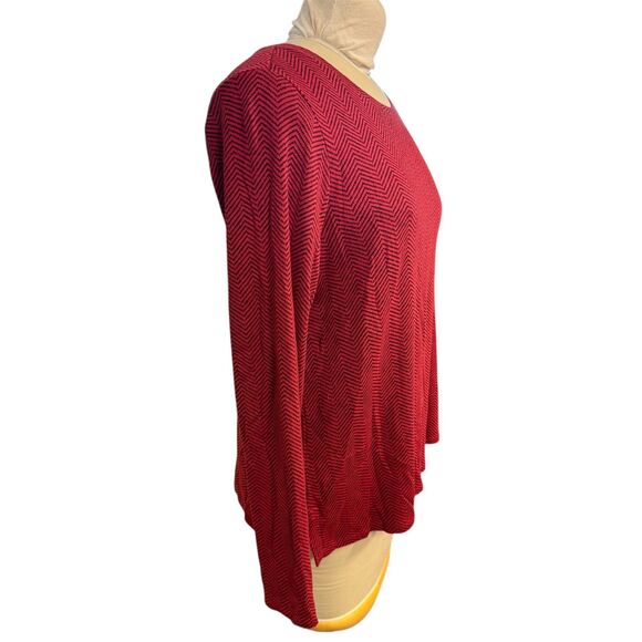 J. Jill Perfect Pima Cotton Crew Neck Long Sleeve Tee Large Petite - Picture 6 of 13